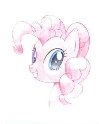 Size: 1800x2250 | Tagged: safe, artist:dakusei, pinkie pie, earth pony, pony, female, mare, pink coat, pink mane, pixiv, solo