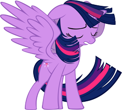 Size: 6950x6292 | Tagged: safe, artist:jerick, derpibooru import, twilight sparkle, twilight sparkle (alicorn), alicorn, pony, the crystal empire, absurd resolution, female, mare, simple background, solo, transparent background, vector, windswept mane