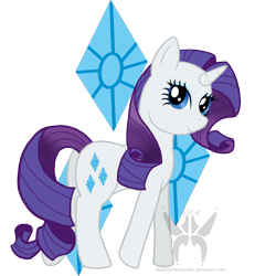 Size: 792x792 | Tagged: safe, artist:serenitythefaierikin, rarity, pony, unicorn, female, horn, mare, solo, white coat