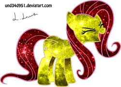 Size: 1500x1081 | Tagged: safe, artist:und34d951, fluttershy, pegasus, pony, female, mare, solo, space