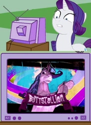 Size: 563x771 | Tagged: safe, rarity, pony, unicorn, borderlands, borderlands 2, butt stallion, exploitable meme, hoers, meme, obligatory pony, tv meme