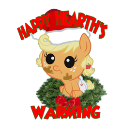 Size: 900x900 | Tagged: safe, applejack, earth pony, pony, babyjack, diaper, filly, foal, hearth's warming