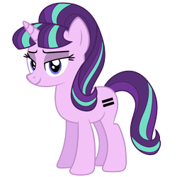 Size: 1294x1296 | Tagged: safe, artist:kingdark0001, starlight glimmer, pony, unicorn, equal cutie mark, evil, female, looking at you, mare, simple background, solo, transparent background, vector