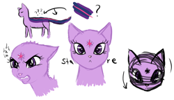 Size: 900x518 | Tagged: safe, artist:mizutakashima, derpibooru import, twilight sparkle, cat, species swap, twilight cat