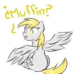 Size: 750x750 | Tagged: safe, artist:anothermare, derpy hooves, pegasus, pony, female, mare, solo