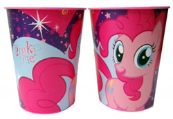 Size: 1600x1106 | Tagged: safe, pinkie pie, earth pony, pony, cup, female, mare, merchandise, pink coat, pink mane, solo