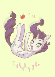 Size: 1962x2724 | Tagged: safe, artist:twitchykismet, rarity, pony, unicorn, falling, needle, rarity month, solo, spool