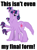 Size: 500x667 | Tagged: safe, derpibooru import, twilight sparkle, cerberus, hydra, abomination, multiple heads, nightmare fuel, text, this isn't even my final form, three heads, three-headed pony, wat, what has science done, you need me