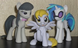 Size: 2849x1769 | Tagged: safe, derpy hooves, dj pon-3, octavia melody, vinyl scratch, earth pony, pegasus, pony, 3d print, custom, female, irl, mare, photo, shapeways