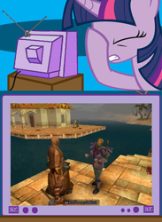 Size: 876x1200 | Tagged: safe, derpibooru import, twilight sparkle, betrayal, exploitable meme, tv meme, ultima, ultima ix, what's a paladin?