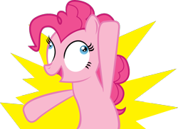 Size: 1034x752 | Tagged: safe, artist:alisonwonderland1951, pinkie pie, earth pony, pony, meme, simple background, solo, transparent background, vector, x all the y