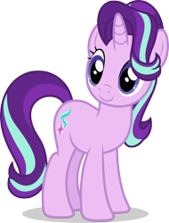 Size: 7000x9191 | Tagged: safe, artist:luckreza8, starlight glimmer, pony, unicorn, celestial advice, absurd resolution, cute, female, glimmerbetes, mare, simple background, smiling, solo, transparent background, vector