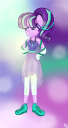 Size: 2192x4104 | Tagged: safe, artist:xxshnysdrawnzxx, starlight glimmer, equestria girls, absurd resolution, alternate hairstyle, clothes, female, ponied up, solo