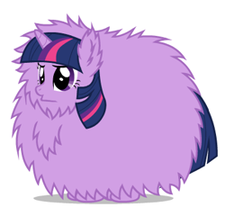 Size: 376x346 | Tagged: safe, derpibooru import, twilight sparkle, fluffy, simple background, solo, white background