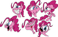 Size: 1300x835 | Tagged: safe, artist:colossalstinker, artist:nocturnalmeteor, pinkie pie, earth pony, pony, facial expressions, solo