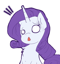 Size: 550x590 | Tagged: dead source, safe, artist:loyaldis, rarity, pony, unicorn, reaction image, solo