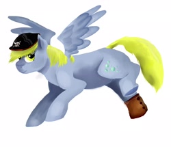 Size: 3000x2583 | Tagged: safe, artist:0blackrainbowgirl0, derpy hooves, pegasus, pony, female, hat, mare, solo