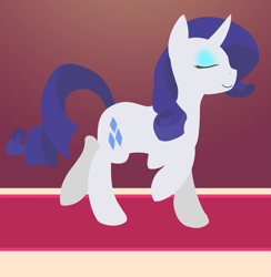 Size: 1803x1848 | Tagged: safe, artist:clair, rarity, pony, unicorn, female, horn, mare, solo, white coat
