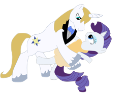 Size: 900x675 | Tagged: safe, artist:galapagois, prince blueblood, rarity, pony, unicorn, dancing, female, male, rariblood, shipping, simple background, straight, transparent background, vector