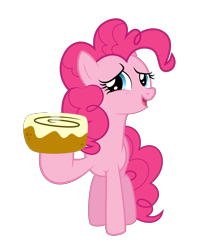 Size: 6667x8000 | Tagged: safe, artist:archive-alicorn, pinkie pie, earth pony, pony, absurd resolution, cinnamon bun, simple background, transparent background, vector