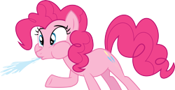 Size: 6000x3102 | Tagged: safe, artist:masem, pinkie pie, earth pony, pony, simple background, transparent background, vector