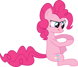 Size: 6932x6000 | Tagged: safe, artist:vladimirmacholzraum, pinkie pie, earth pony, pony, absurd resolution, simple background, transparent background, vector