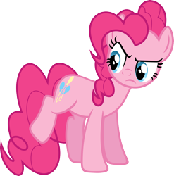 Size: 5000x5055 | Tagged: safe, artist:erccre147, pinkie pie, earth pony, pony, absurd resolution, simple background, transparent background, vector