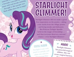 Size: 527x406 | Tagged: safe, starlight glimmer, pony, unicorn, all about x, annual, female, mare, my little pony annual, my little pony annual 2018, official, text, wall of text