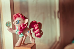 Size: 900x596 | Tagged: safe, artist:zarryberry, pinkie pie, irl, ornament, photo, toy