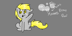 Size: 1024x522 | Tagged: safe, artist:xxdashfillyartistxx, derpy hooves, pegasus, pony, female, mare, ms paint, solo