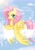 Size: 1748x2480 | Tagged: safe, artist:sugarcubecake, fluttershy, pegasus, pony, female, mare, pink mane, solo, yellow coat