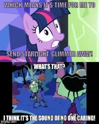 Size: 380x474 | Tagged: safe, screencap, starlight glimmer, twilight sparkle, twilight sparkle (alicorn), alicorn, pony, celestial advice, an ed in the bush, ed edd n eddy, edd, eddy, image macro, meme