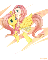 Size: 592x749 | Tagged: safe, artist:saviala, fluttershy, human ponidox, humanized, incorrect leg anatomy