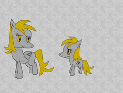 Size: 800x600 | Tagged: safe, artist:il0v3d3rpy, derpy hooves, filly, siblings, sisters