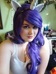 Size: 450x600 | Tagged: safe, rarity, human, cosplay, irl, irl human, photo, solo