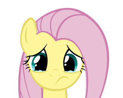 Size: 1280x1028 | Tagged: safe, artist:andy18, fluttershy, pegasus, pony, crying, simple background, solo, transparent background, vector