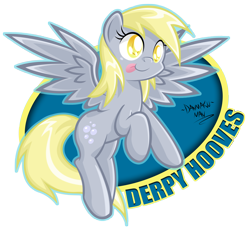 Size: 2894x2657 | Tagged: safe, artist:danmakuman, derpy hooves, pegasus, pony, female, mare, solo