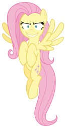 Size: 2750x5250 | Tagged: safe, artist:reginault, fluttershy, pegasus, pony, flying, rapeface, reaction image, simple background, solo, transparent background, vector