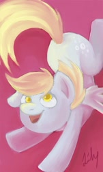 Size: 454x750 | Tagged: safe, artist:lilypaints, derpy hooves, pegasus, pony, female, mare, solo