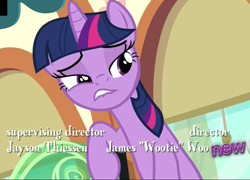 Size: 948x684 | Tagged: safe, derpibooru import, screencap, twilight sparkle, games ponies play, lip bite, out of context, solo