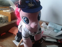 Size: 1280x960 | Tagged: safe, pinkie pie, earth pony, pony, baseball, brewers, build-a-bear, marewaukee, milwaukee, milwaukee brewers, mlb, wisconsin