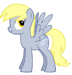 Size: 363x382 | Tagged: safe, derpy hooves, pegasus, pony, derp, solo