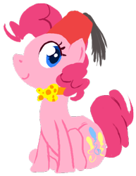 Size: 400x518 | Tagged: safe, artist:snaximation, pinkie pie, earth pony, pony, bowtie, doctor who, fez, hat, reference