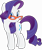 Size: 5911x6999 | Tagged: safe, artist:philomenathephoenix, rarity, pony, unicorn, absurd resolution, glasses, solo