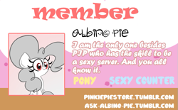 Size: 635x394 | Tagged: safe, pinkie pie, earth pony, pony, albino pie, female, mare, simple background