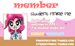 Size: 635x394 | Tagged: safe, pinkie pie, human, humanized, smiling, text