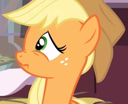 Size: 1056x863 | Tagged: safe, screencap, applejack, earth pony, pony, spike at your service, female, mare