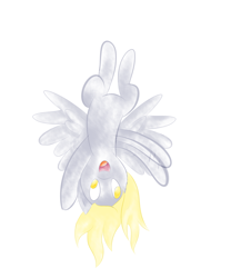 Size: 1024x1182 | Tagged: safe, artist:lyricjam, derpy hooves, pegasus, pony, female, flying, mare, solo