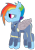 Size: 1024x1448 | Tagged: safe, artist:frannis, derpibooru import, rainbow dash, pegasus, pony, the cutie re-mark, alternate timeline, amputee, apocalypse dash, augmented, crystal war timeline, female, mare, prosthetic limb, prosthetic wing, prosthetics, scar, simple background, solo, transparent background