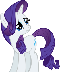 Size: 391x467 | Tagged: safe, artist:xgamergirl3, rarity, pony, unicorn, scrunchy face, simple background, solo, transparent background, vector